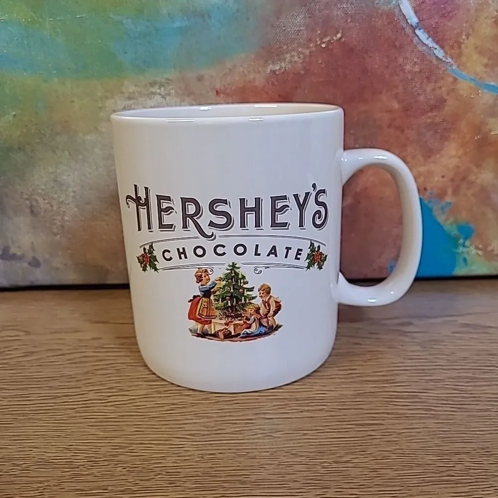 Galerie Hershey's Chocolate Jumbo Mug Huge Christmas Coffee Hot Cocoa Tea
